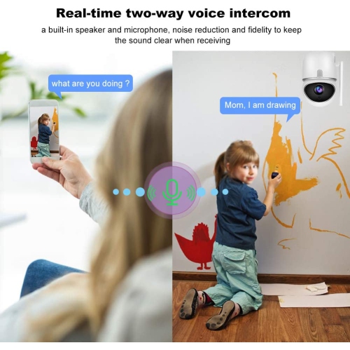 1080P HD IP Camera Smart WiFi Home Security Camera Surveilance Camera with PIR Motion Detection Home Security