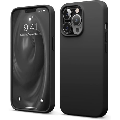 elago Compatible with iPhone 13 Pro Case, Liquid Silicone Case, Full Body Screen Camera Protective Cover, Shockproof, Slim Case, Anti-Scratch Soft