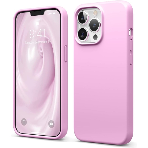 elago Compatible with iPhone 13 Pro Case, Liquid Silicone Case, Full Body Screen Camera Cover, Shockproof, Slim Phone Case, Anti-Scratch Soft Microfi