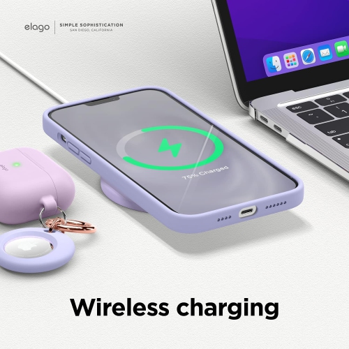 elago Compatible with iPhone 13 Pro Max Case, Liquid Silicone, Full Body Screen Camera Protective Cover, Shockproof, Slim, Anti-Scratch Soft