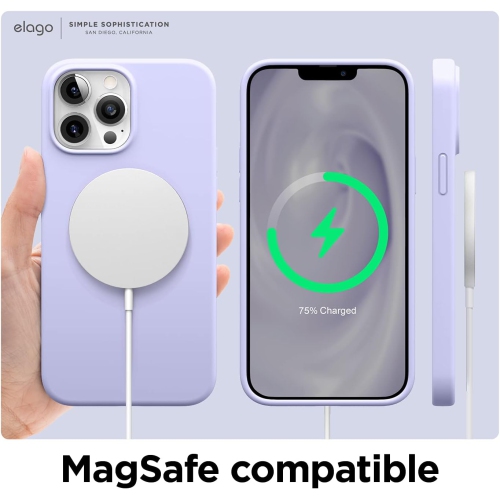 elago Compatible with iPhone 13 Pro Max Case, Liquid Silicone, Full Body Screen Camera Protective Cover, Shockproof, Slim, Anti-Scratch Soft