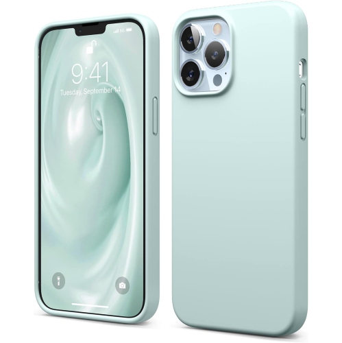 elago Compatible with iPhone 13 Pro Max Case, Liquid Silicone, Full Body Screen Camera Protective Cover, Shockproof, Slim Case, Anti-Scratch Soft