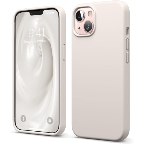 elago Compatible with iPhone 13 Case, Liquid Silicone Case, Full Body Screen Camera Protective Cover, Shockproof, Slim Phone Case, Anti-Scratch Soft