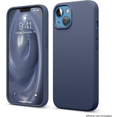 elago Compatible with iPhone 13 Case, Liquid Silicone Case, Full Body Screen Camera Protective Cover, Shockproof, Slim Case, Anti-Scratch Soft