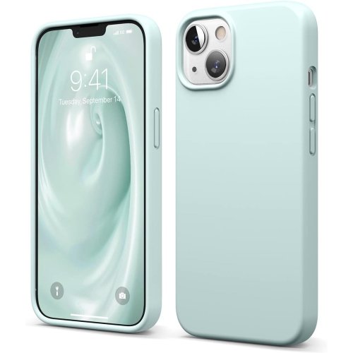 elago Compatible with iPhone 13 Case, Liquid Silicone Case, Full Body Screen Camera Protective Cover, Shockproof, Slim Phone Case, Anti-Scratch Soft