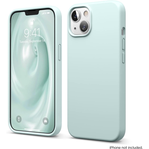 elago Compatible with iPhone 13 Case, Liquid Silicone Case, Full Body Screen Camera Protective Cover, Shockproof, Slim Phone Case, Anti-Scratch Soft