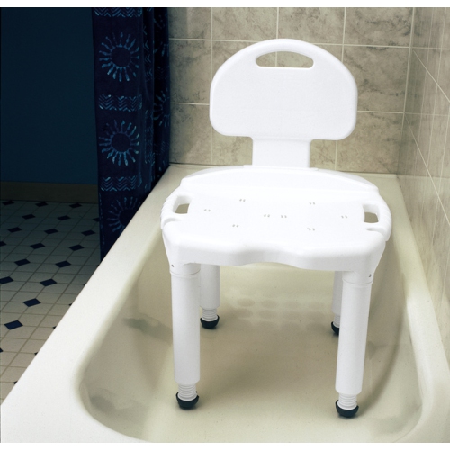 Carex Universal Bath Bench w/ Back