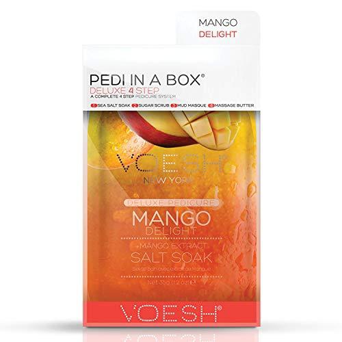 VOESH  Pedi In A Box Deluxe 4 Step Set - Delight In Mango