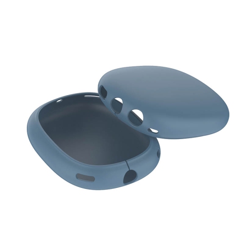 StrapsCo Smooth Silicone Rubber Earphone Covers for Apple AirPods Max - Space Blue