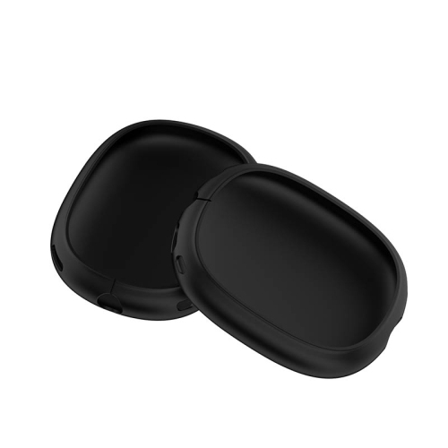 StrapsCo Smooth Silicone Rubber Earphone Covers for Apple AirPods Max - Black