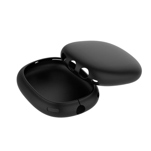 StrapsCo Smooth Silicone Rubber Earphone Covers for Apple AirPods Max - Black