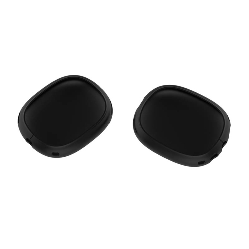 StrapsCo Smooth Silicone Rubber Earphone Covers for Apple AirPods Max - Black