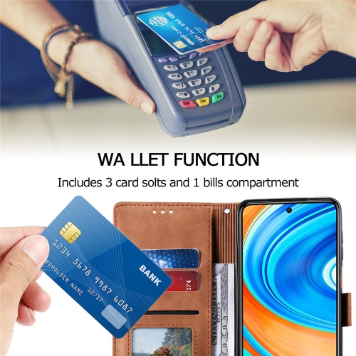 CasePower Leather Case Flip Wallet Case Classic Design with Card Slot and Magnetic Closure Shockproof High Quality Hand made for Samsung Galaxy S21