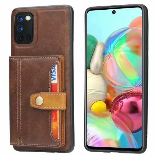 ElinCase Premium Leather Flip Stand Durable Cover Retro Wallet Bag With Credit Cards Holder Stand Protection Phone Cover for Samsung Galaxy S20 FE