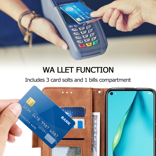 CasePower Leather Case Flip Wallet Case Classic Design with Card Slot and Magnetic Closure Shockproof High Quality Hand made for Samsung Galaxy S20