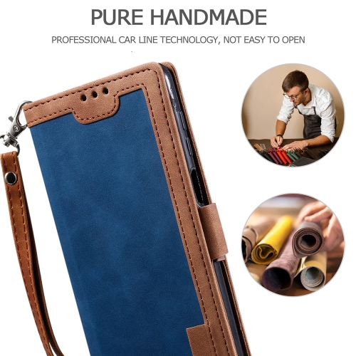 Image 1 of 5.. CasePower Leather Case Flip Wallet Case Classic Design with Card Slot and Magnetic Closure Shockproof High Quality Hand made for Samsung Galaxy NOTE