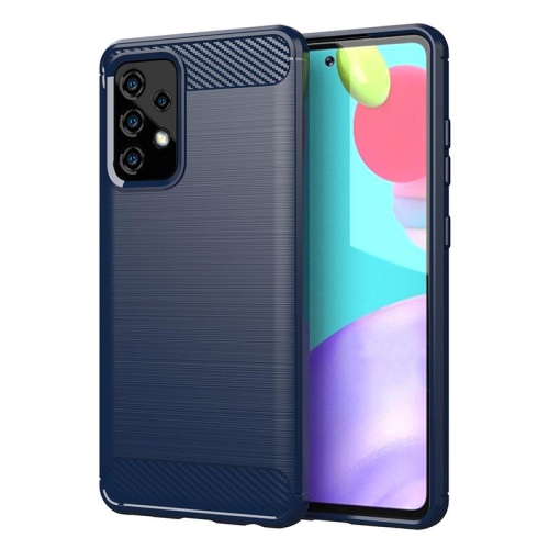 PANDACO Navy Brushed Metal Case for Samsung Galaxy A52