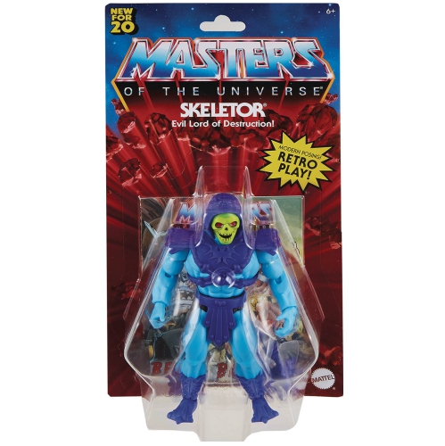 MOTU  Masters Of The Universe Origins 5 Inch Action Figure Wave 1 - Skeletor Open Mouth Retro Play Skeletor is great! These figures even got me watching the old filmation cartoons again