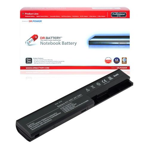 DR. BATTERY  A32-X401 A41-X401 A42-X401 A31-X401 Laptop Battery for Asus S301A S401U S501A Series [10.8V / 48Wh]