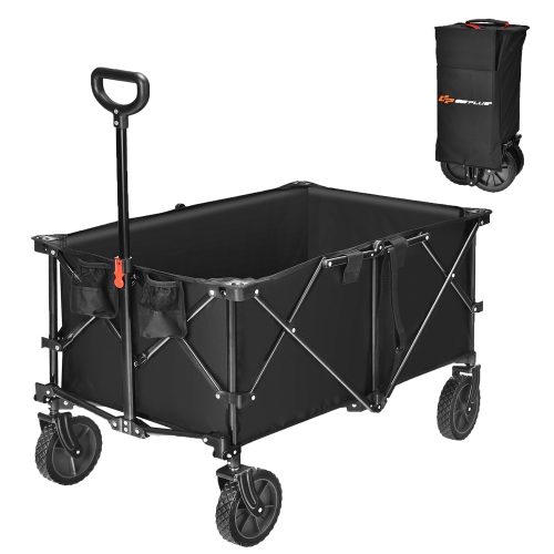Costway Collapsible Folding Wagon Cart Outdoor Utility Garden Trolley Buggy Shopping Toy