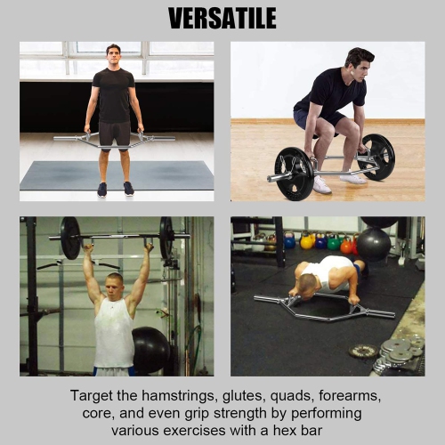 Costway 56" Olympic Tarp Bar W/ Knurled Handles for Weight Lifting and Body Building