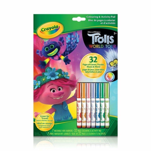 Crayola Coloring & Activity Book - Trolls World Tour
