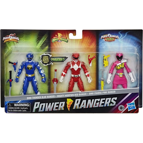 Power Rangers Beast Morphers 3-Pack Action Figure Set