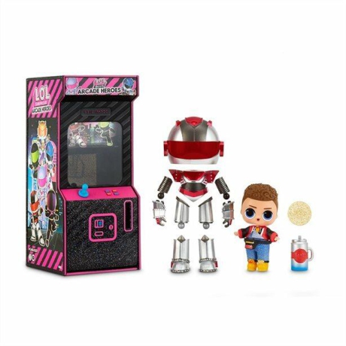 L.O.L. 569374 Surprise! Boys Arcade Heroes - Action Figure Doll with 15 Surprises