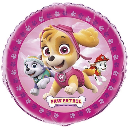 UNIQUE  Paw Patrol Girl Foil Balloon