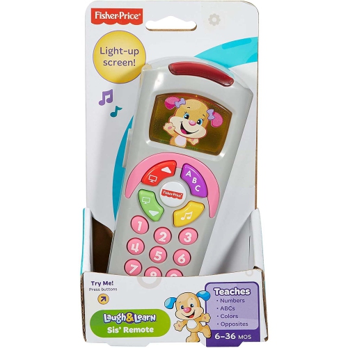 MATTEL  Fisher-Price Laugh & Learn Sis' Remote - In Pink