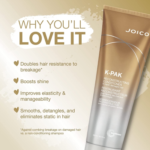 JOICO K-PAK RECONSTRUCTING CONDITIONER 300ML / 8.5 OZ