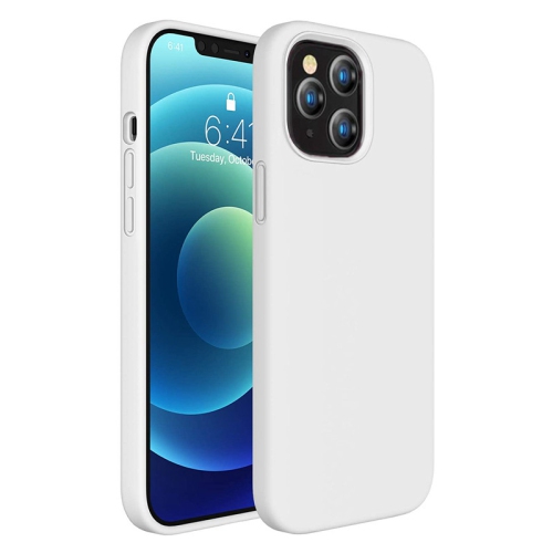 CSMART  【】 Premium Silm Soft Liquid Silicone Gel Rubber Back Case Back Cover for Iphone 13 Pro (6.1") In White