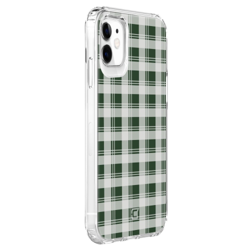 iPhone 12 / 12 Pro - Plaid, Lime by Juliana