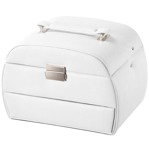 Coffret à bijoux en similicuir, coffret à bijoux pour le bracelet-jonc et anneaux