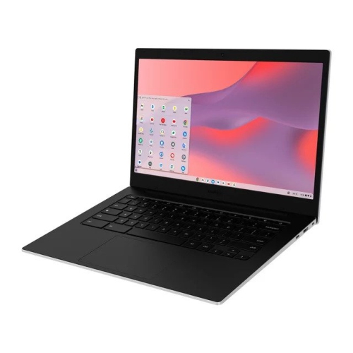 Samsung Galaxy Chromebook Go 14" HD Laptop Intel Celeron N4500 4GB 64GB Silver Chrome OS Black Brand New