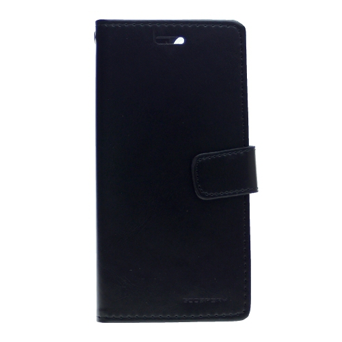 TopSave Goospery Bluemoon Card Slot w/Magnetic Clip Leather Folio Wallet Flip For iPhone 13 Pro, Black