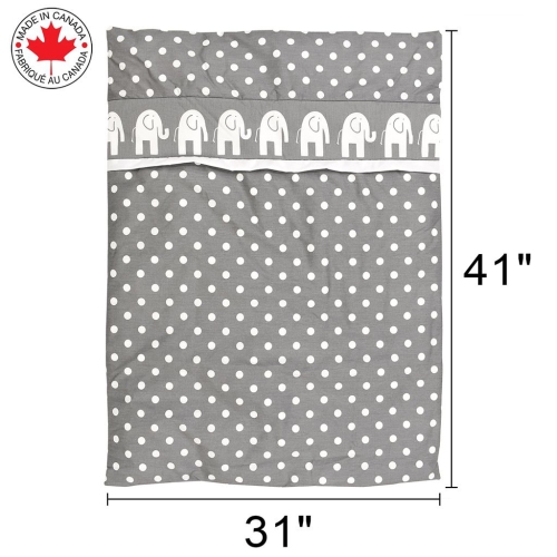 Bebelelo 7 Pieces Baby Bedding Set - Nursery Crib Set Including Skirt, Comforter, Quilt Cover, Fitted Sheet, and More for Kids, Boys, Girls