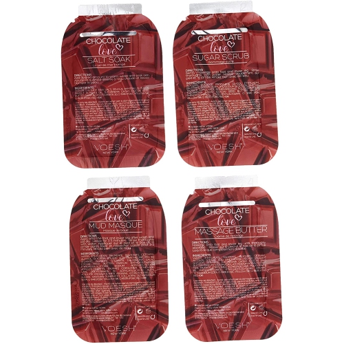 VOESH Pedi In A Box Deluxe 4 Step Set - Chocolate Love