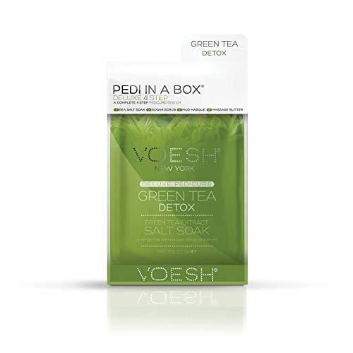 VOESH  Pedi In A Box Deluxe 4 Step Set - Tea In Green