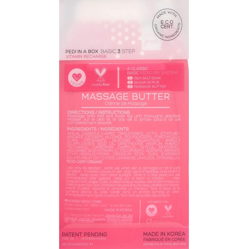 VOESH Pedi In A Box Basic 3 Step - Vitamin Recharge