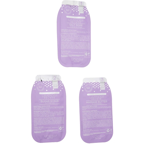 VOESH Pedi In A Box Basic 3 Step - Lavender