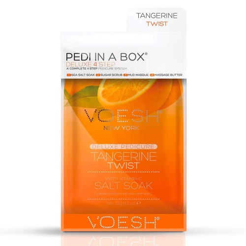 VOESH  Pedi In A Box Deluxe 4 Step Set - Tangerine Twist