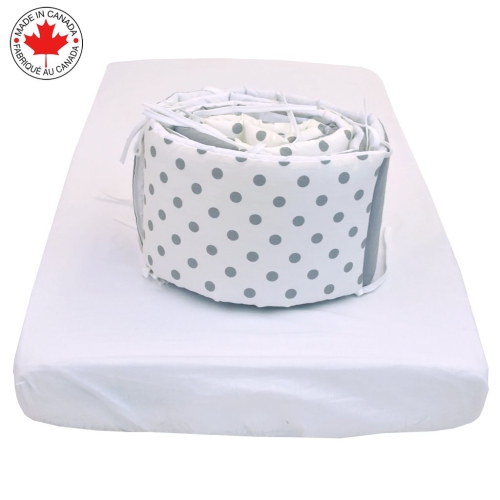 Ensemble de literie pour berceau de bébé Bebelelo pour garçons et filles - Ensemble de literie pour bébé 7 pièces