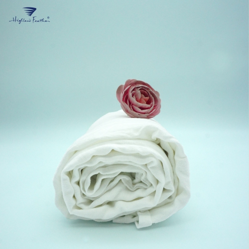 Highland Feather 100% French Linen Duvet Cover Set - 3 Piece Bedsheet - 1 Duvet Cover & 2 Pillowcases - Linen Bedding Set - Classic Luxury -