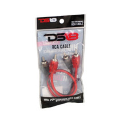 DS18 RCA-1FT Ultra Flex 1ft RCA Cable