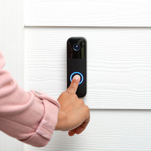 Blink Wired/Wire-Free Video Doorbell - Black