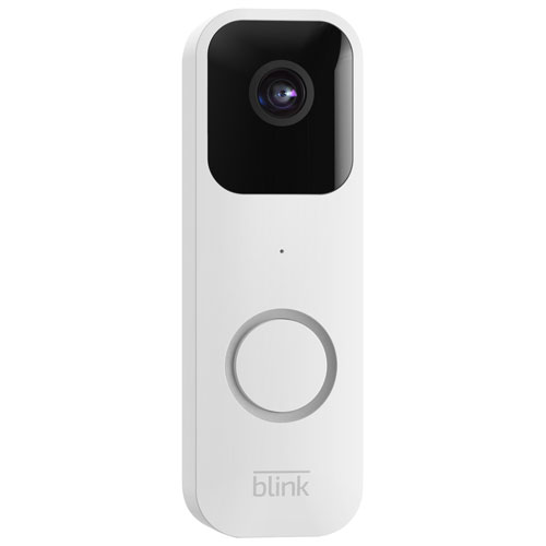 Sonnette vidéo avec ou sans fil de Blink - Blanc