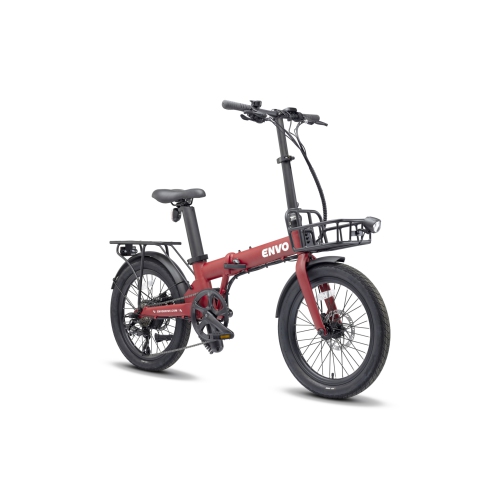 Open Box - ENVO Lynx-20 Folding eBike - Red