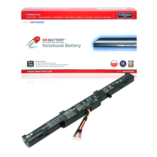 DR. BATTERY - Replacement for Asus ROG GL553VD-FY072T / GL553VDFY124T / GL553VD-FY124T / 0B110-00470000 / A41LP4Q / A41N1611 [14.4V / 3150mAh / 48Wh]