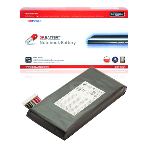 DR. BATTERY  - Replacement for Msi Gt72 2Qe-1679Cn Gt72 2Qe-1813Cn Gt72 2Qe-209Cn Gt72 2Qe-212Cn Bty-L77 [11.1V / 73Wh]